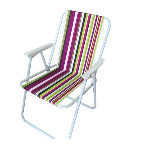 SET DE 3 SILLAS DE PLAYA CON APOYABRAZOS PLEGABLE VACACIONES VERANO - 5