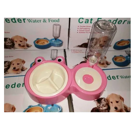 COMEDERO BEBEDERO PERROS GATOS ANTIDESLIZANTE 500 ML - 3