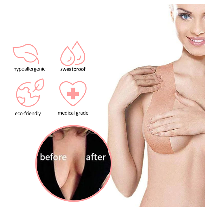 CINTA PARA LEVANTAR EL PECHO PEGATINAS PARA SENOS - 2