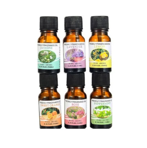 SET DE 6 ESENCIAS AROMÁTICAS DE 10ML ACEITE PARA HUMIDIFICADORES - 1