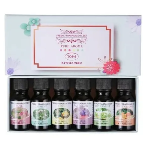 SET DE 6 ESENCIAS AROMÁTICAS DE 10ML ACEITE PARA HUMIDIFICADORES - 3