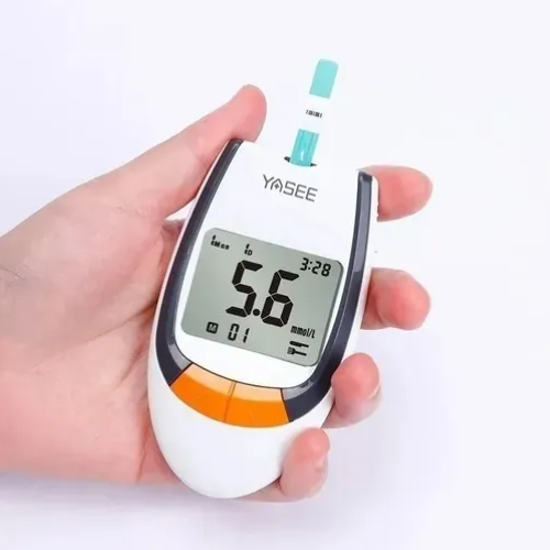GLUCÓMETRO MEDIDOR DE GLUCOSA CON LÁPIZ DISPARADOR 50 TIRAS Y 50 LANCETAS - 1