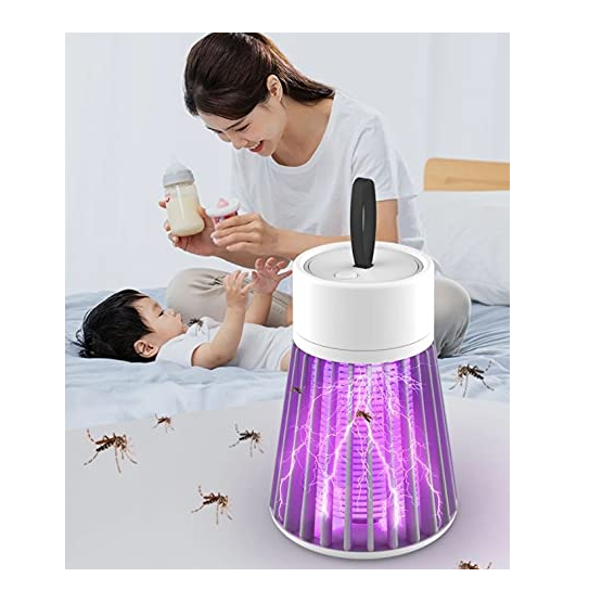 LÁMPARA PORTÁTIL PARA MATAR INSECTOS MATAMOSCAS ELÉCTRICO - 4
