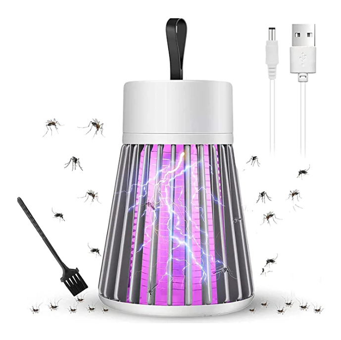 LÁMPARA PORTÁTIL PARA MATAR INSECTOS MATAMOSCAS ELÉCTRICO - 6