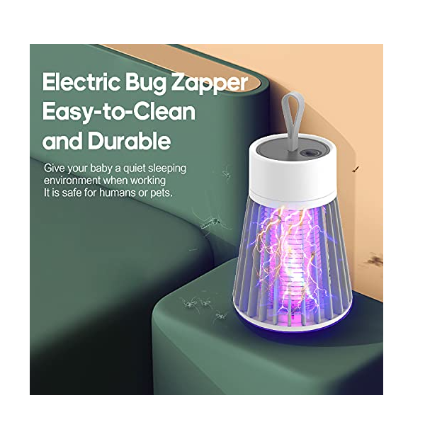 LÁMPARA PORTÁTIL PARA MATAR INSECTOS MATAMOSCAS ELÉCTRICO - 8