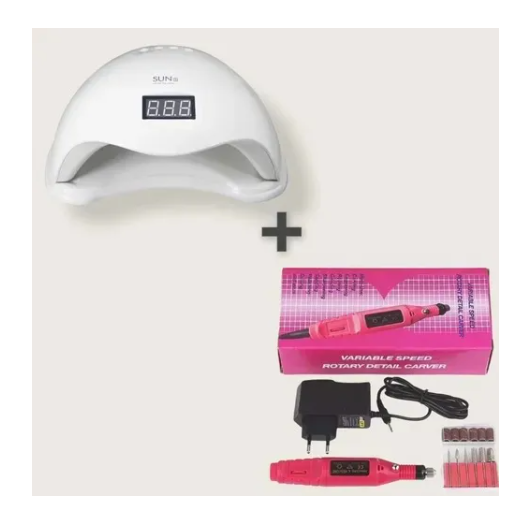 SET DE LAMPARA LED 48W CON TORNO PULIDOR ELÉCTRICO MANICURA - 5