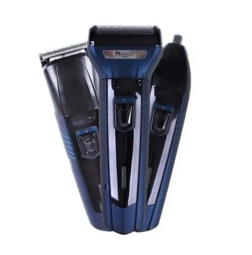 MÁQUINA AFEITADORA PROFESIONAL RECARGABLE 3 EN 1 CON CARGADOR - 1