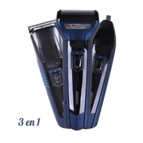 MÁQUINA AFEITADORA PROFESIONAL RECARGABLE 3 EN 1 CON CARGADOR - 4