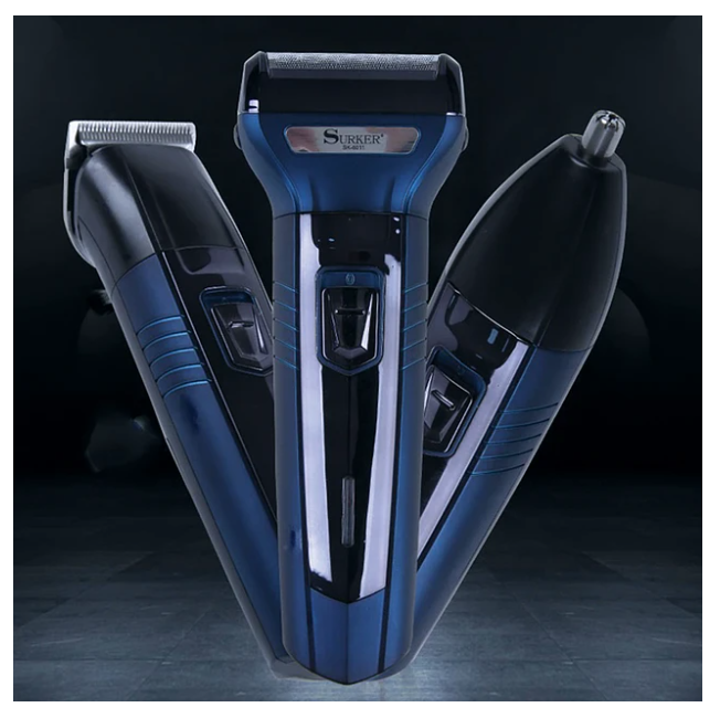 MÁQUINA AFEITADORA PROFESIONAL RECARGABLE 3 EN 1 CON CARGADOR - 5