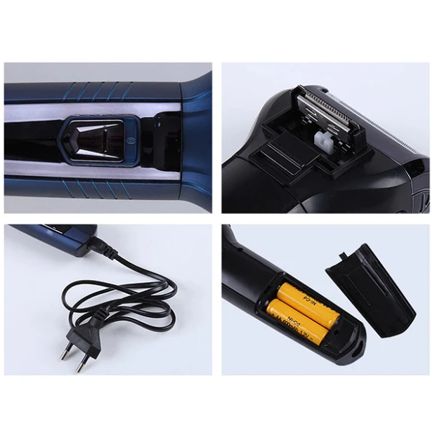 MÁQUINA AFEITADORA PROFESIONAL RECARGABLE 3 EN 1 CON CARGADOR - 8