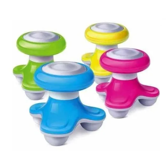 MINI MASAJEADOR CORPORAL DE VIBRACIÓN TRIANGULAR CON MANGO PORTÁTIL - 1