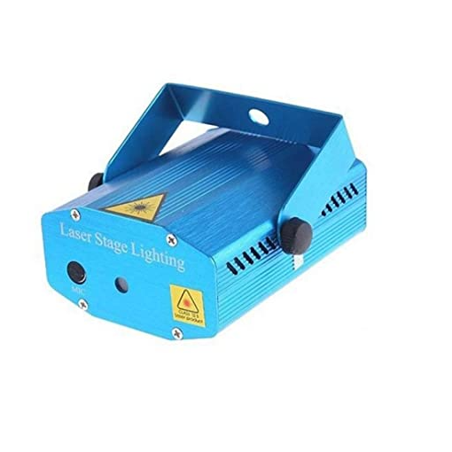 MINI MAQUINA PROYECTORA DE LUCES DE DISCOTECA LÁSER TRÍPODE - 1