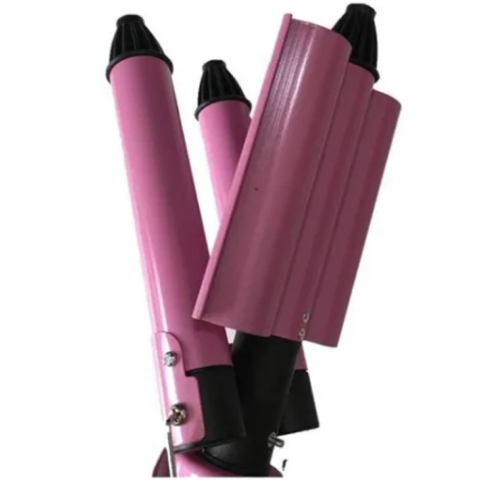 ONDULADOR RIZADOR ELECTRICO DE 3 TUBOS PARA EL CABELLO - 6