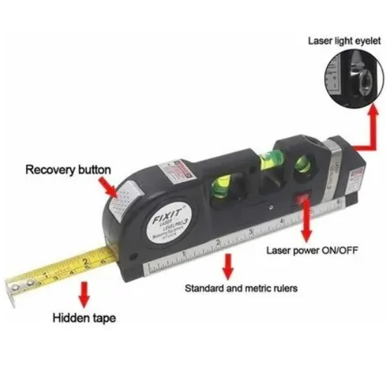 NIVEL LASER CON UNA PROYECCIÓN DE HAZ DE LÁSER HORIZONTAL Y VERTICAL - 5