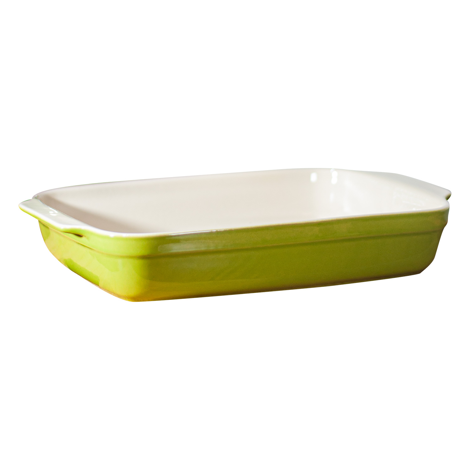 FUENTE DE CERÁMICA PHORNO TIPO GRES - RECTANGULAR 36X25 VERDE - 3