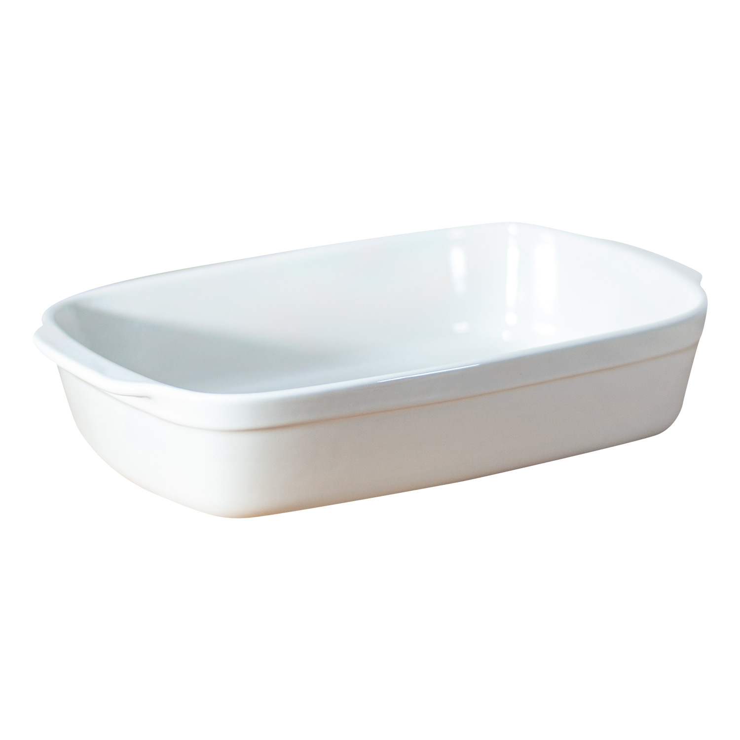 FUENTE DE CERÁMICA PHORNO TIPO GRES - RECTANGULAR 26X19 -BLANCA - 3
