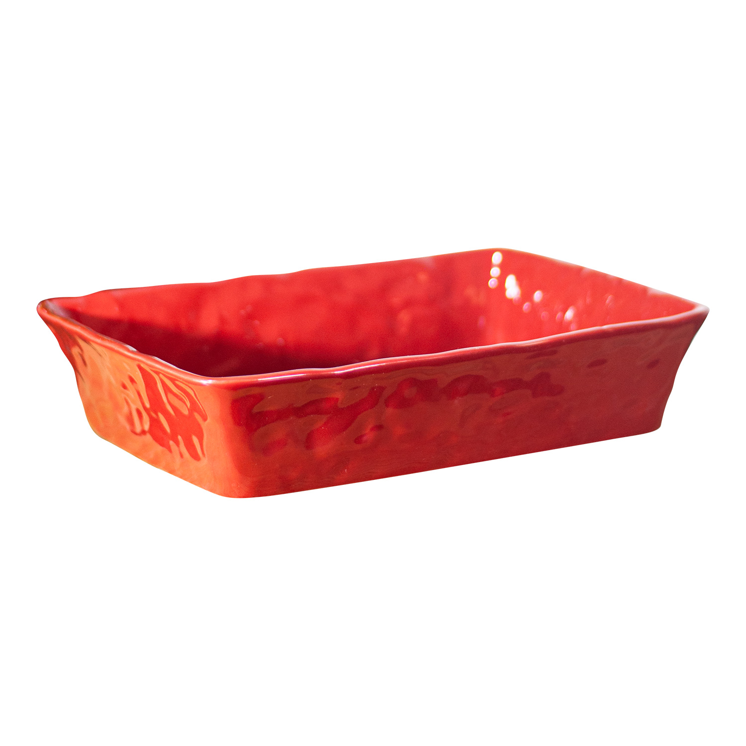 FUENTE DE CERÁMICA PHORNO TIPO GRES - RECTANGULAR 30X23 ROJO - 3