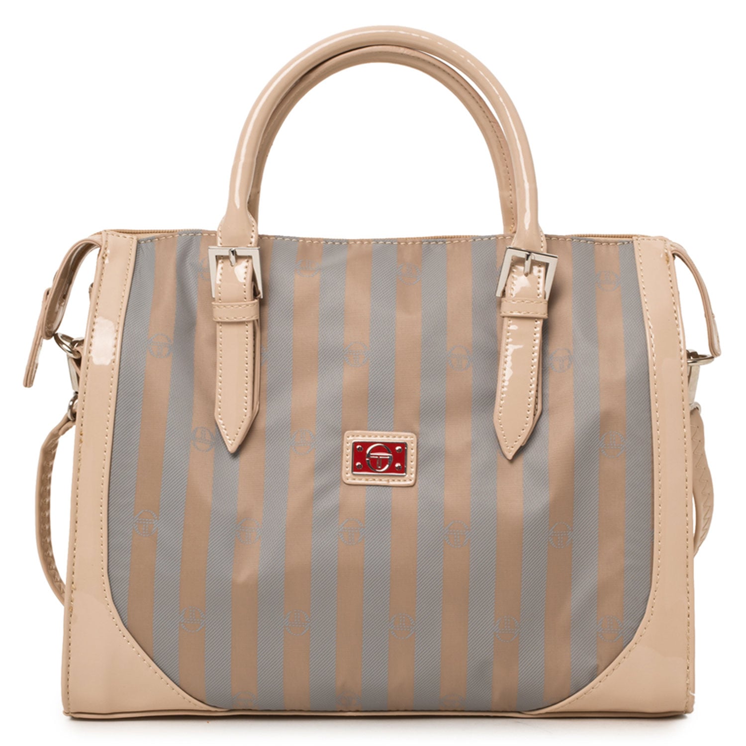 CARTERA DE HOMBRO - SERGIO TACCHINI - COLOR BEIGE - 1