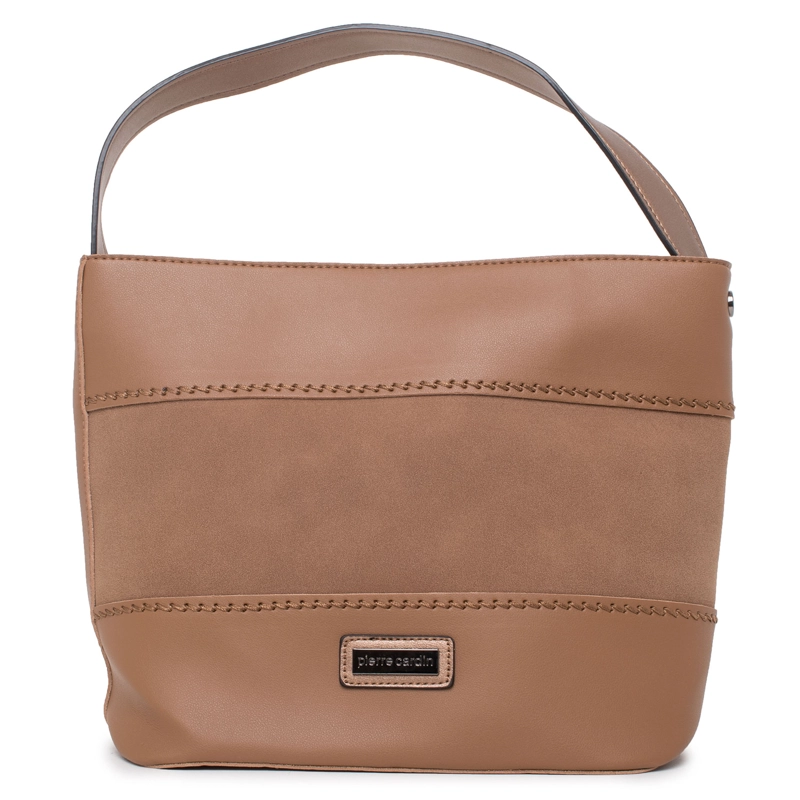 CARTERA DE HOMBRO - PIERRE CARDIN - COLOR BEIGE - 1