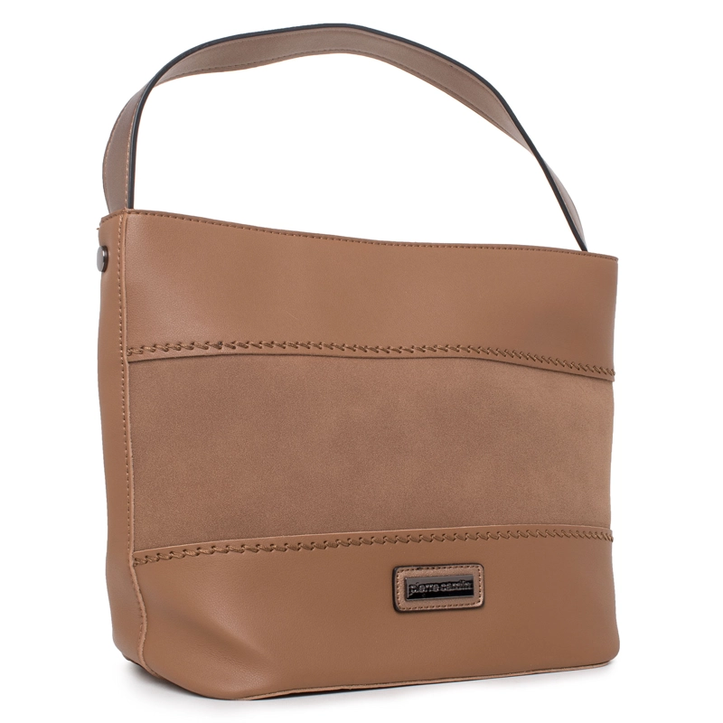 CARTERA DE HOMBRO - PIERRE CARDIN - COLOR BEIGE - 2