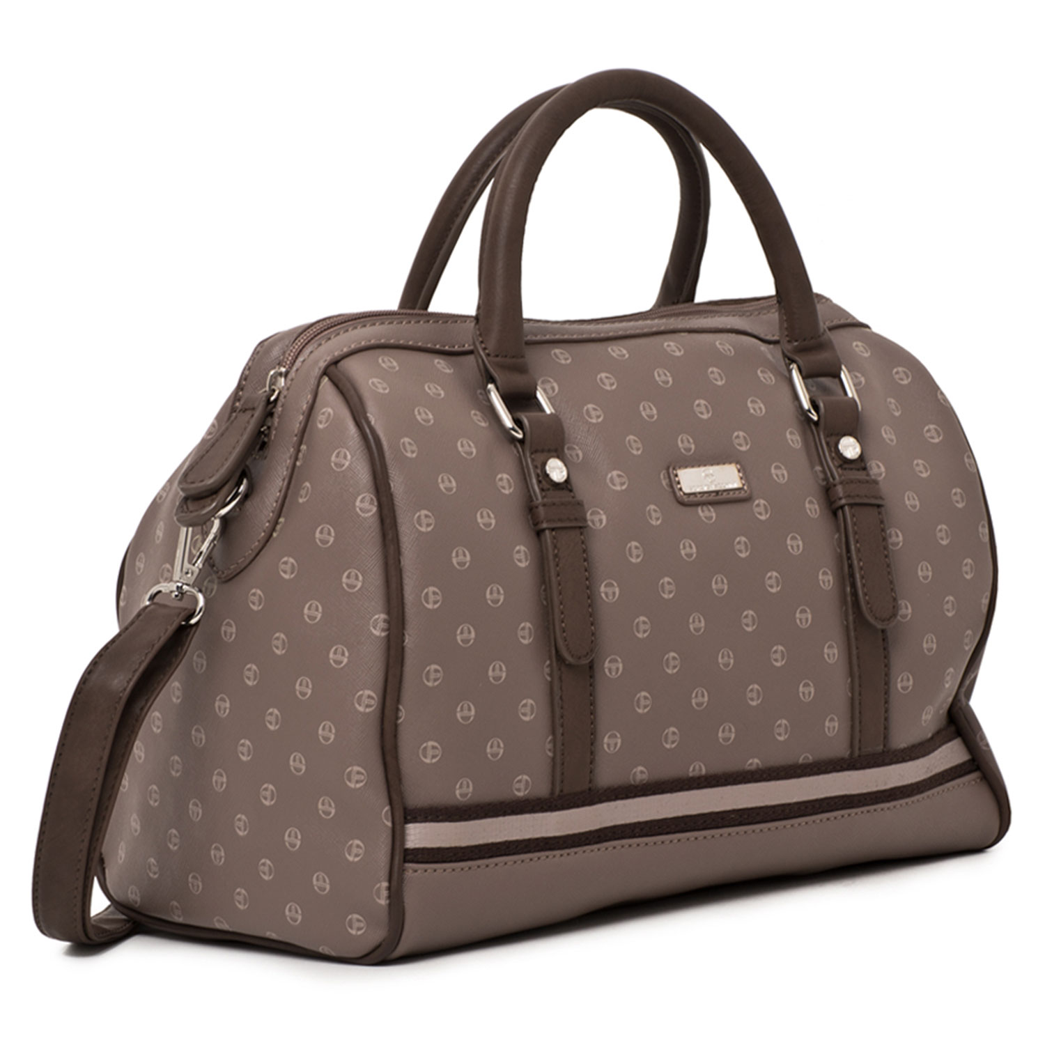 CARTERA DE HOMBRO - SERGIO TACCHINI BI-COLOR BEIGE - 2