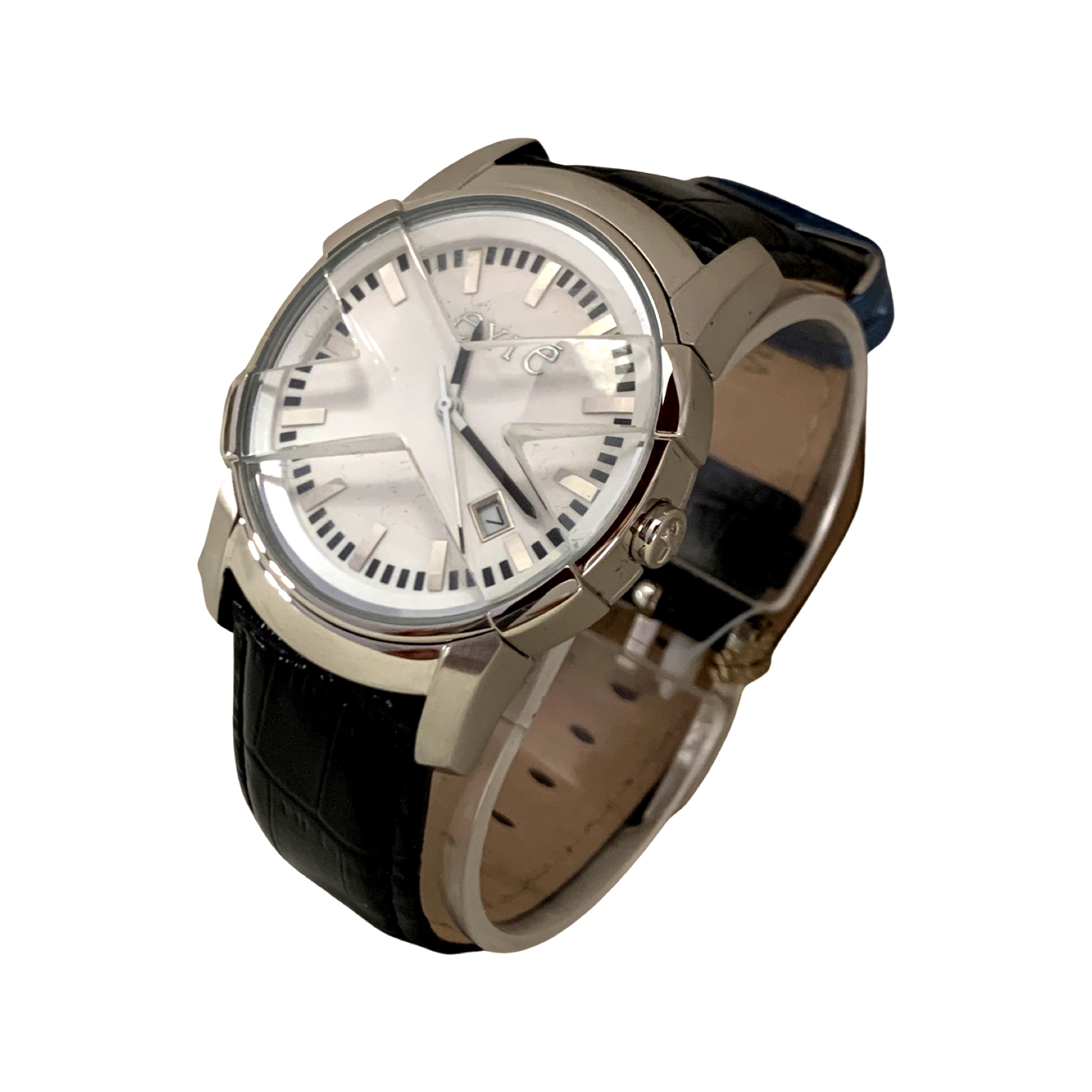RELOJ BUENISIMO HOMBRE ANALOGICO EXTE' CUERO - 1