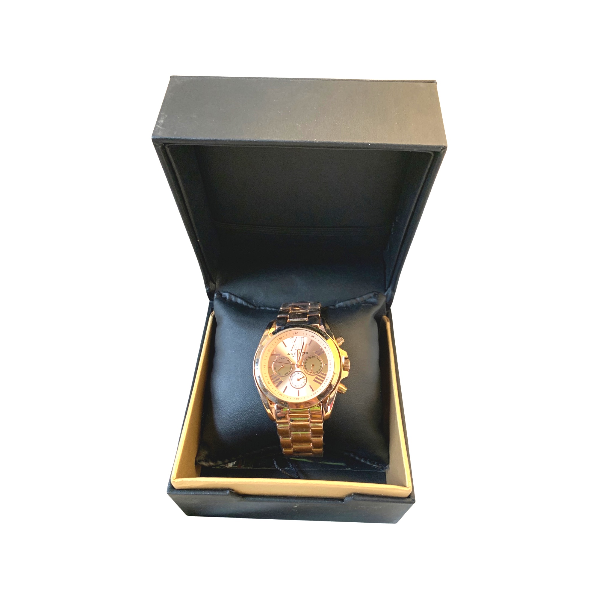 RELOJ BUENISIMO UNISEX ANALOGICO AKRIBOS XXIV MULTIFUNCION - 6