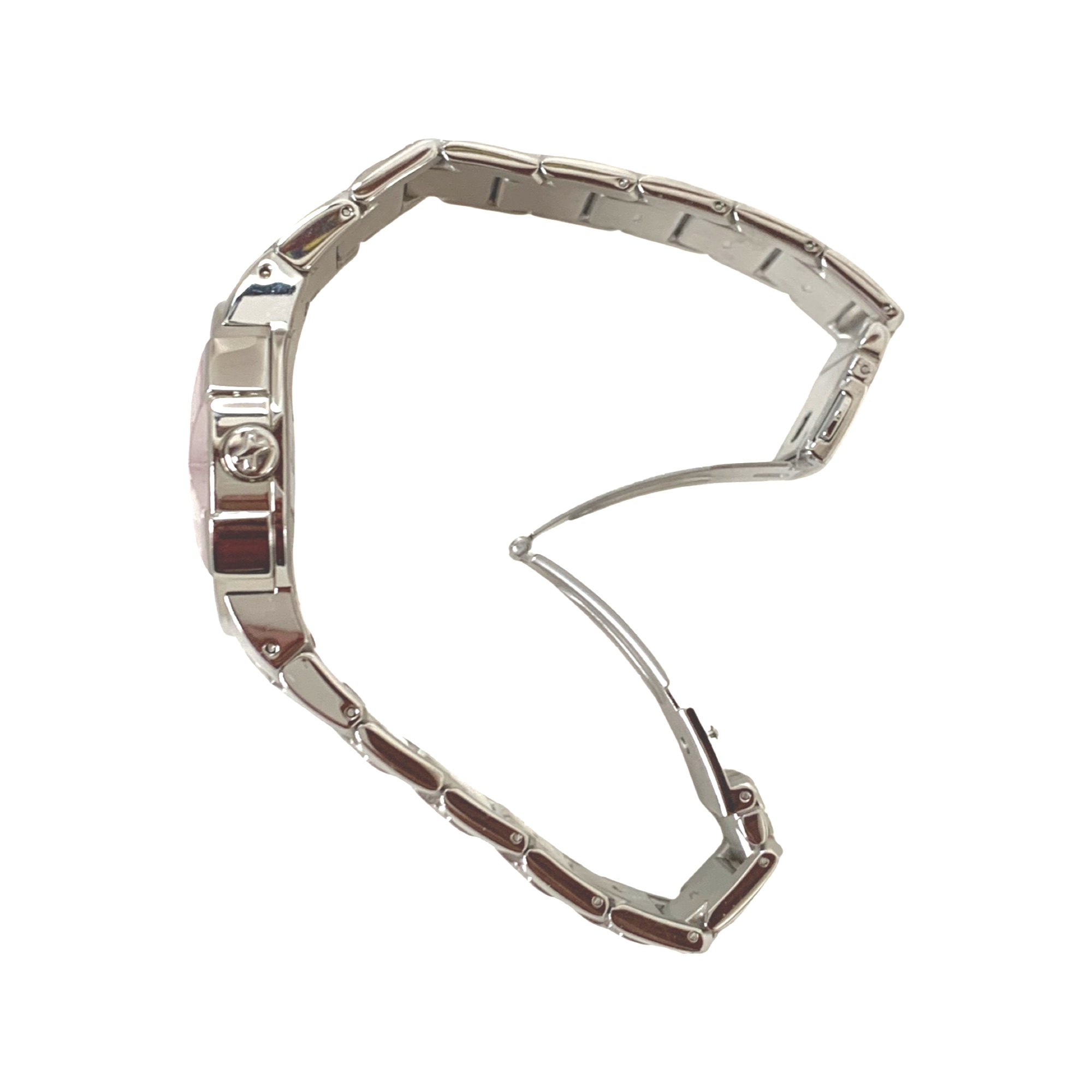 RELOJ BUENISIMO HOMBRE ANALOGICO EXTE PLATEAD OROJO - 4