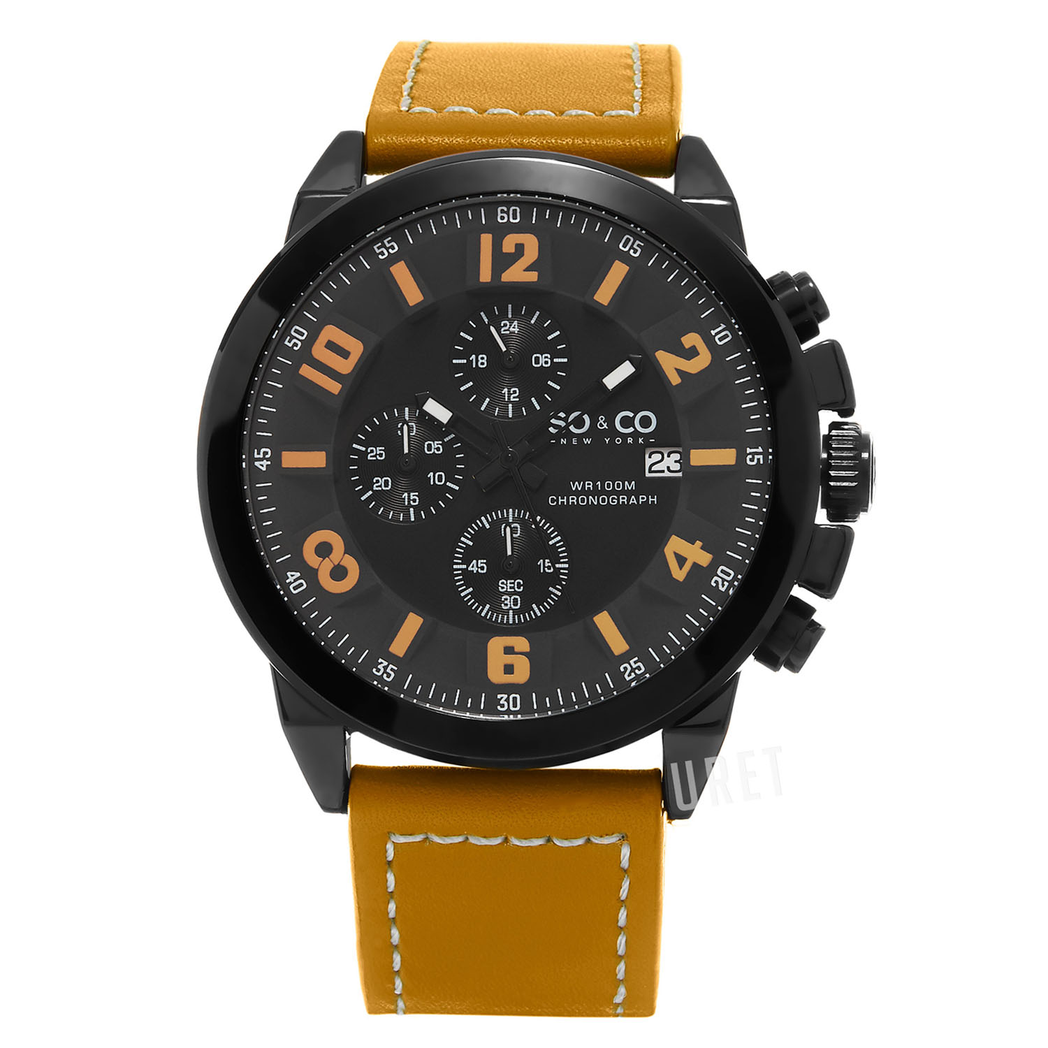 RELOJ BUENISIMO HOMBRE ANALOGICO SO&CO CRONOGRAFO MONTICELLO - 1