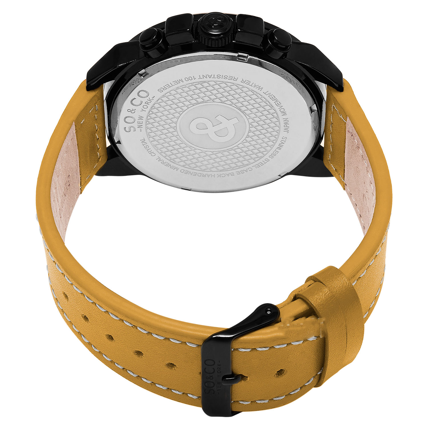 RELOJ BUENISIMO HOMBRE ANALOGICO SO&CO CRONOGRAFO MONTICELLO - 3