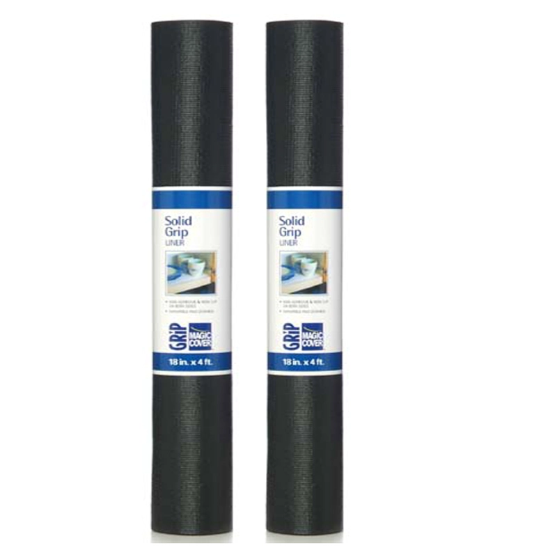 PACK 2 ROLLOS VINILO ANTIDESLIZANTE NEGRO 45X122CM 04F-187110 - 1