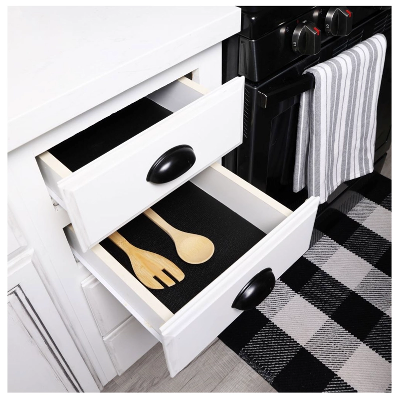 PACK 2 ROLLOS VINILO ANTIDESLIZANTE NEGRO 45X122CM 04F-187110 - 5