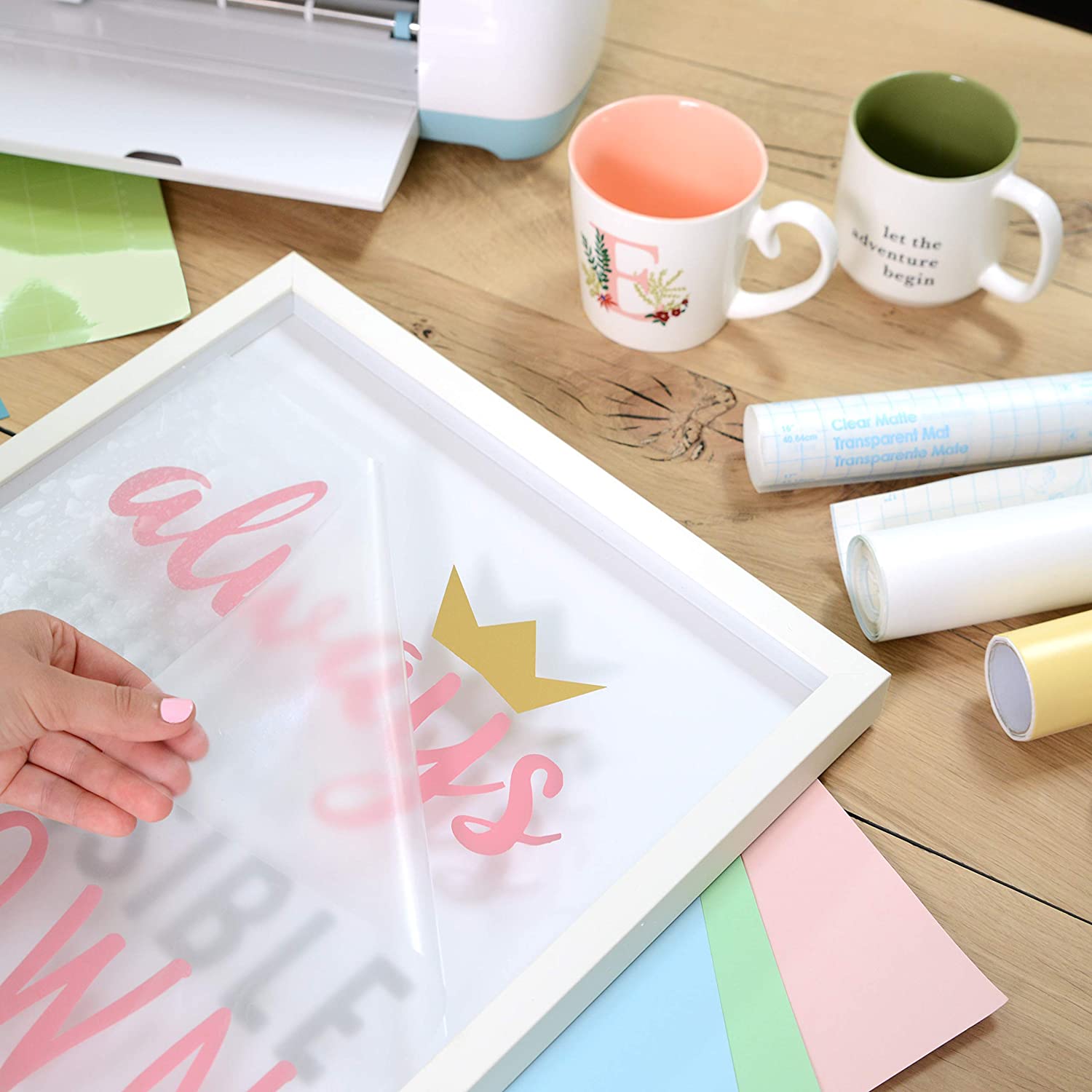 PACK X 4 ROLLOS PAPEL ADHESIVO CON-TACT TRANSPARENTE MATE 45X182 - 5