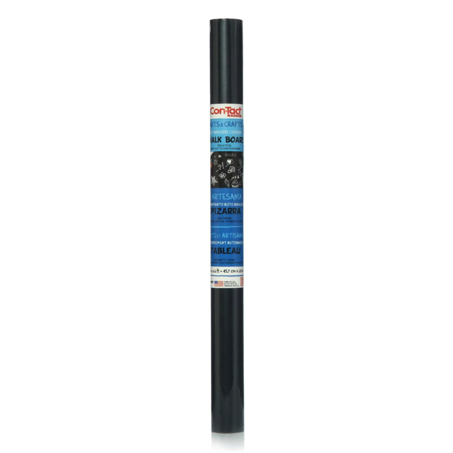 ROLLO PIZARRA ADHESIVA CON-TACT 06F-C9052-06 45X182 NEGRA - 1