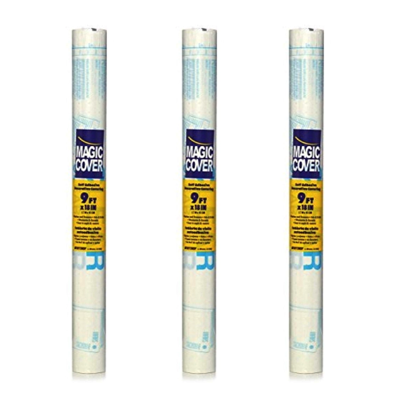 PACK X 3 ROLLOS PAPEL ADHESIVO CON-TACT TRANSPARENTE 274X45 CM - 1
