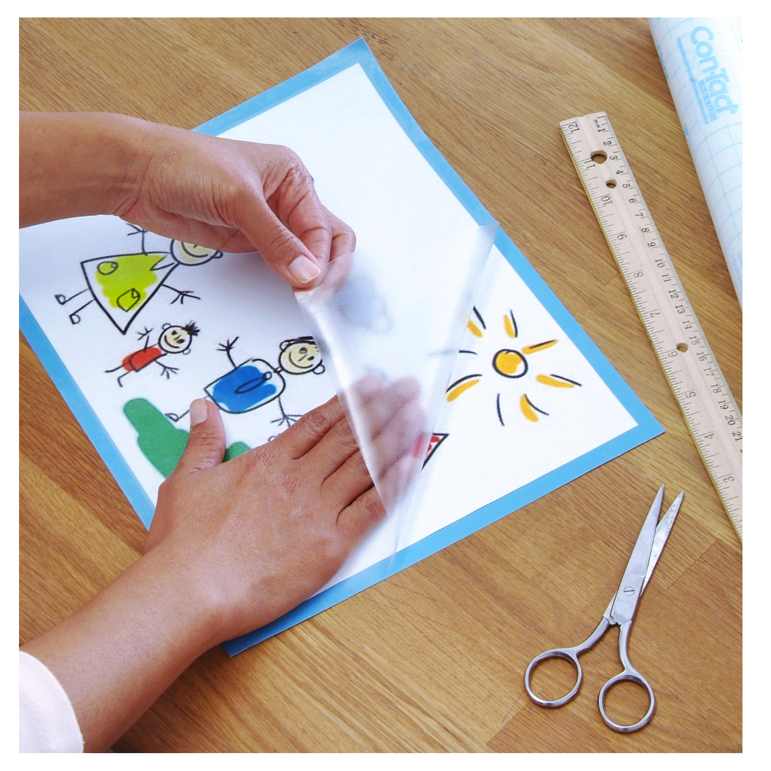 PACK X 3 ROLLOS PAPEL ADHESIVO CON-TACT TRANSPARENTE 274X45 CM - 7