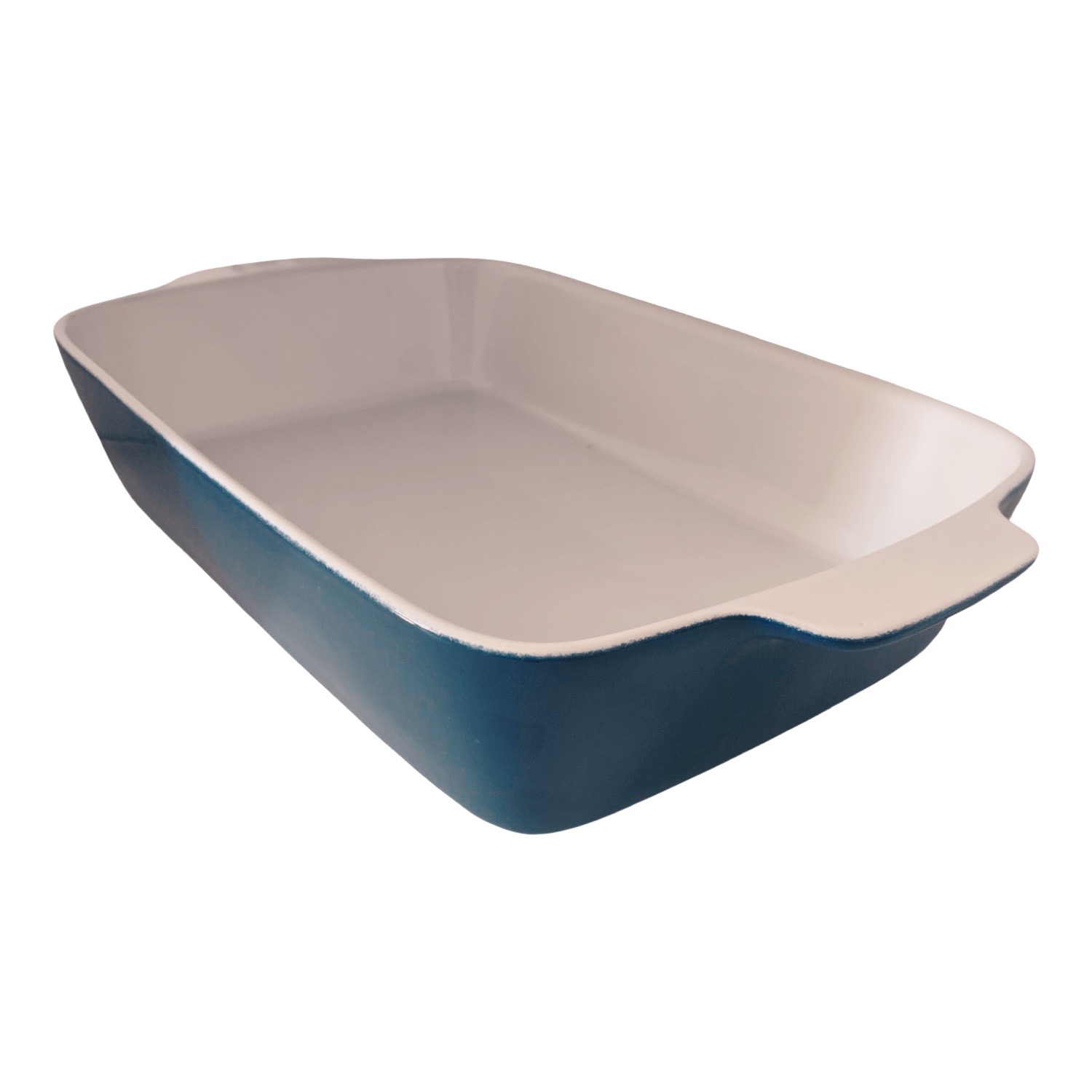 FUENTE DE CERÁMICA P/HORNO TIPO GRES-P-1391-BL-AZ - 1