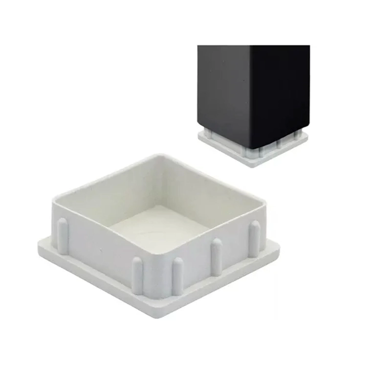 REGATON PLASTICO CUADRADO 25X25 MM BLANCO - 100 UNIDADES - 3