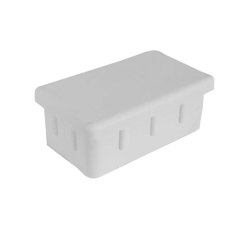 REGATON PLASTICO RECTANGULAR 20X30 MM BLANCO  -100 UNIDADES - 2
