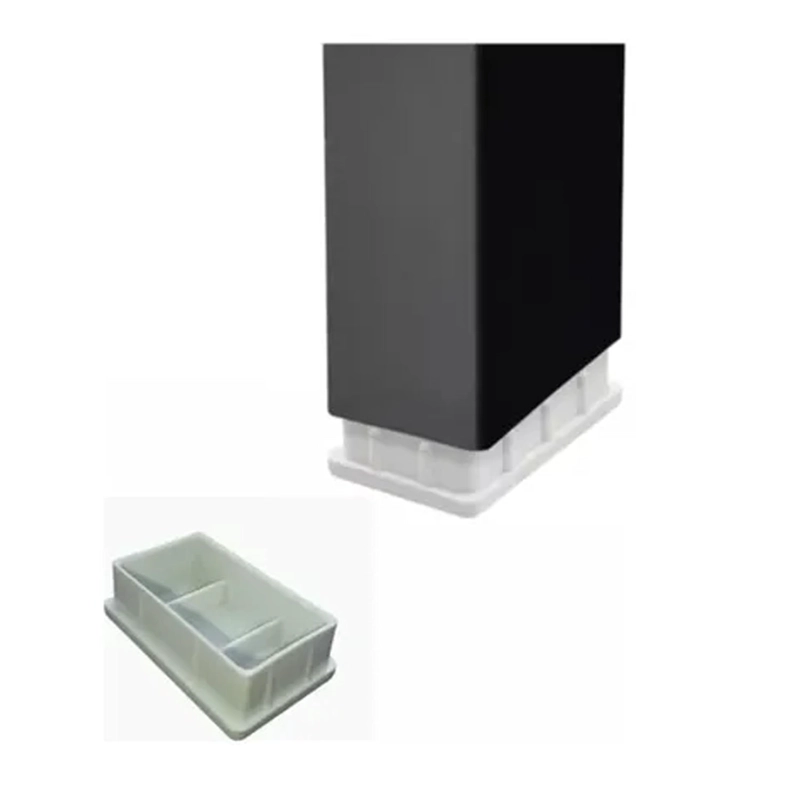 REGATON PLASTICO RECTANGULAR 20X30 MM BLANCO  -100 UNIDADES - 3