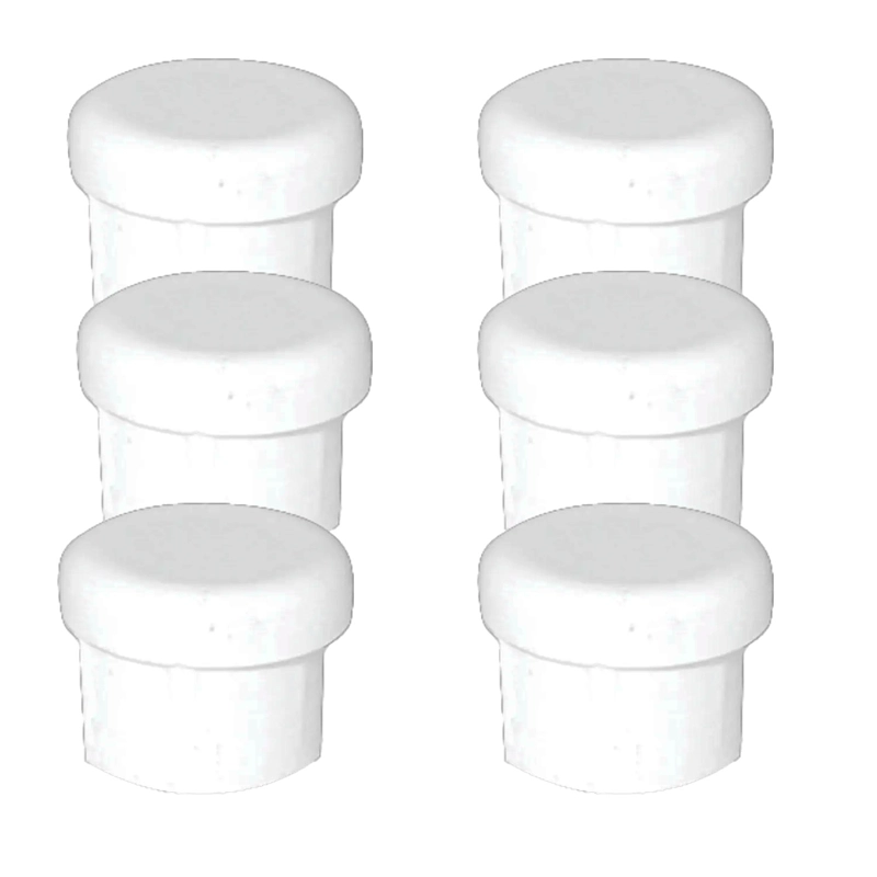 REGATON PLASTICO REDONDO 7/8' INTERIOR - BLANCO - 100 UNIDADES - 1