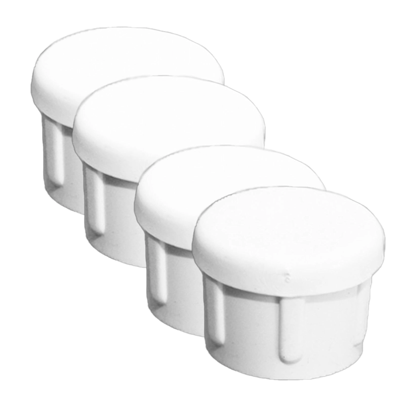 REGATON PLASTICO REDONDO 7/8' INTERIOR - BLANCO - 100 UNIDADES - 2