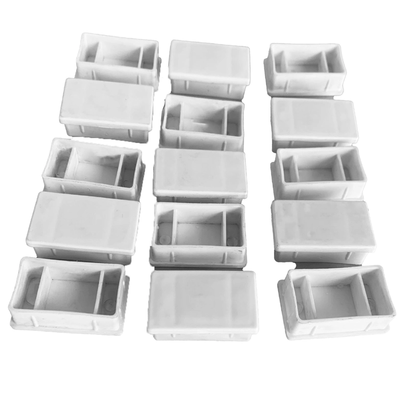 REGATON PLASTICO RECTANGULAR 30X50 MM BLANCO - 100 UNIDADES - 2