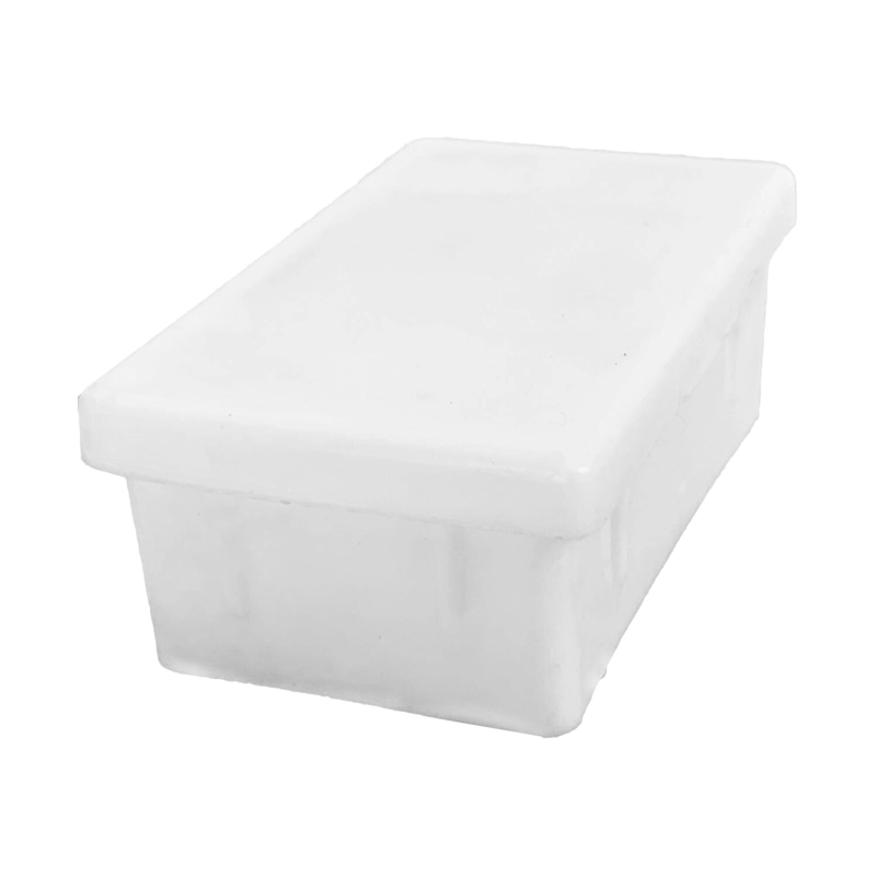 REGATON PLASTICO RECTANGULAR 30X50 MM BLANCO - 100 UNIDADES - 3