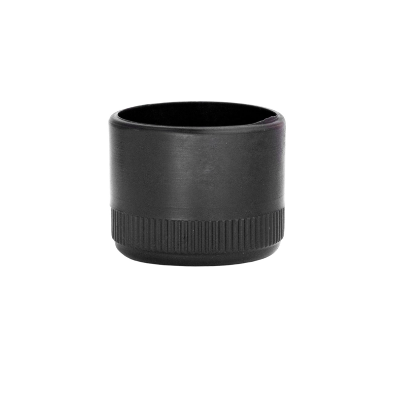 REGATON PLASTICO REDONDO 1' EXTERIOR - NEGRO - 100 UNIDADES - 1