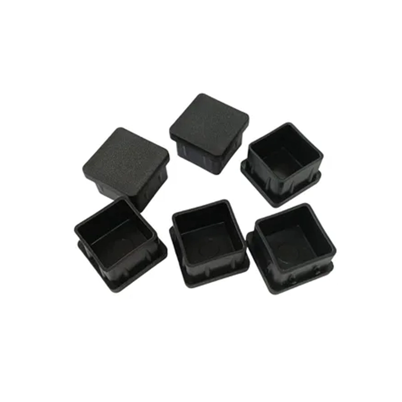 REGATON PLASTICO CUADRADO - 30X30 MM - NEGRO - 100 UNIDADES - 1