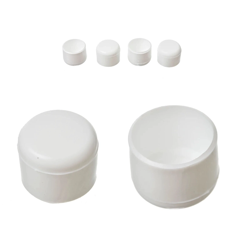 REGATON PLASTICO REDONDO 1' EXTERIOR BLANCO - 100 UNIDADES - 3