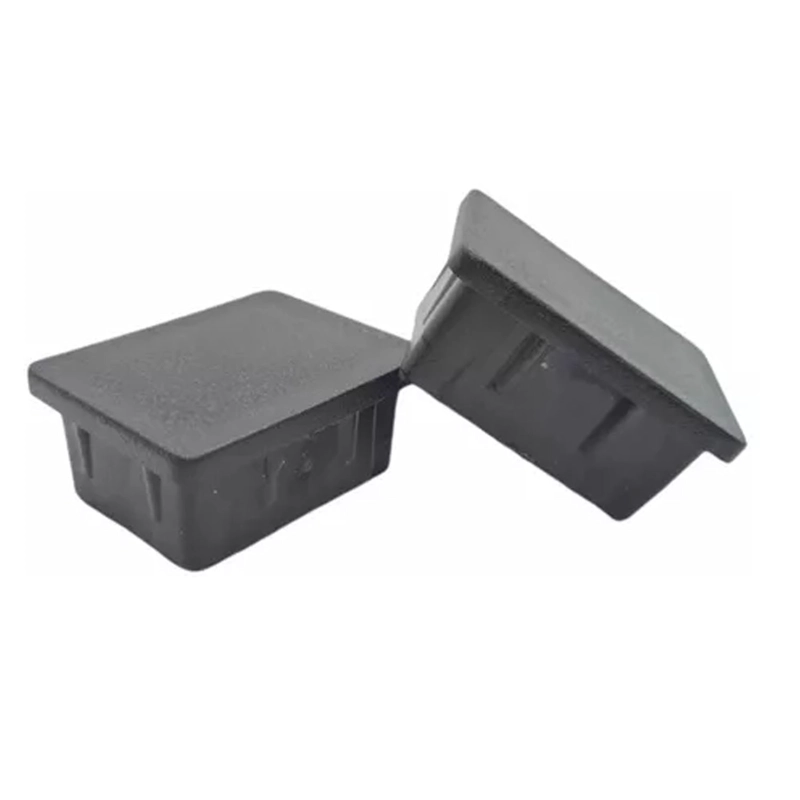 REGATON PLASTICO RECTANGULAR NEGRO 20X40 MM - 100 UNIDADES - 2