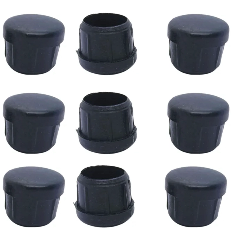 REGATON PLASTICO REDONDO 7/8' INTERIOR - NEGRO  - 100 UNIDADES - 1