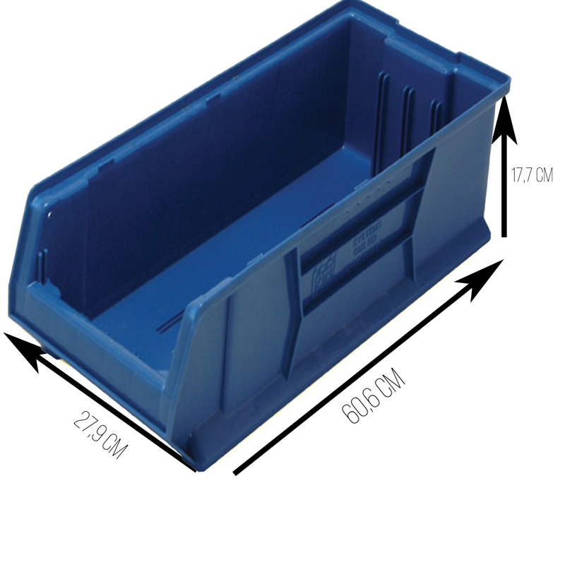 CAJA ORGANIZADORA QUS952 APILABLE 60,6X27,9X17,7 - AZUL - 2U - 1